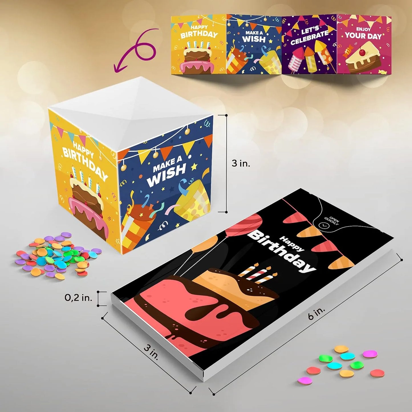 ✨Christmas Exploding Confetti Surprise Card – Pop-Up Joy in Every Envelope SVOZK® 🎄✨