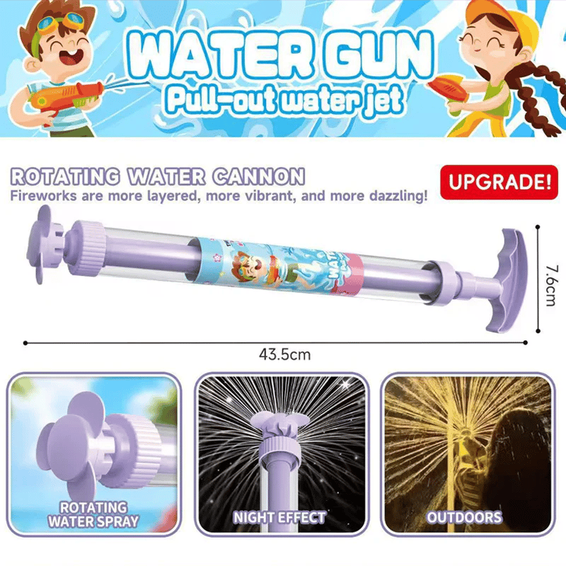 🌈  Bright rainbow LED water pistol Billhol®Summer fun that bursts into life as if by magic! ✨