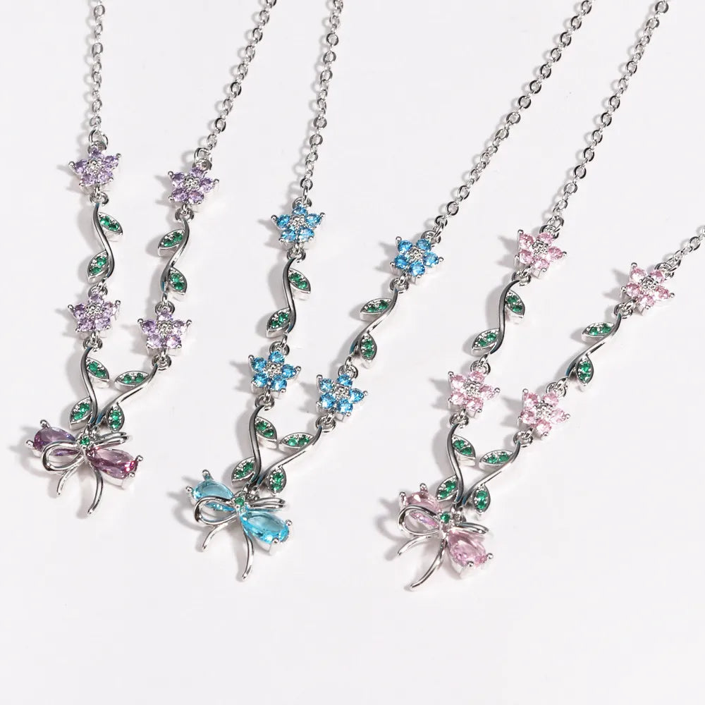 🎁🔥CZTICLE® Leaf Bow -【Necklace】
