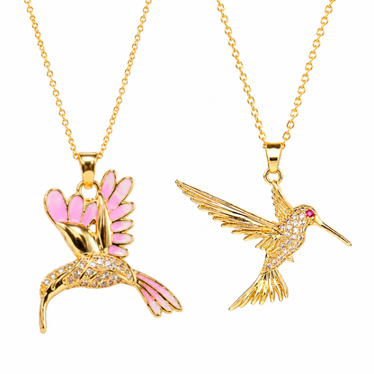🍀 Final Day: 50% OFF!! | CZTICLE® 🦜 2026 All-New Upgrade 💥 Exquisite Diamond-Embellished Sunbird Necklace