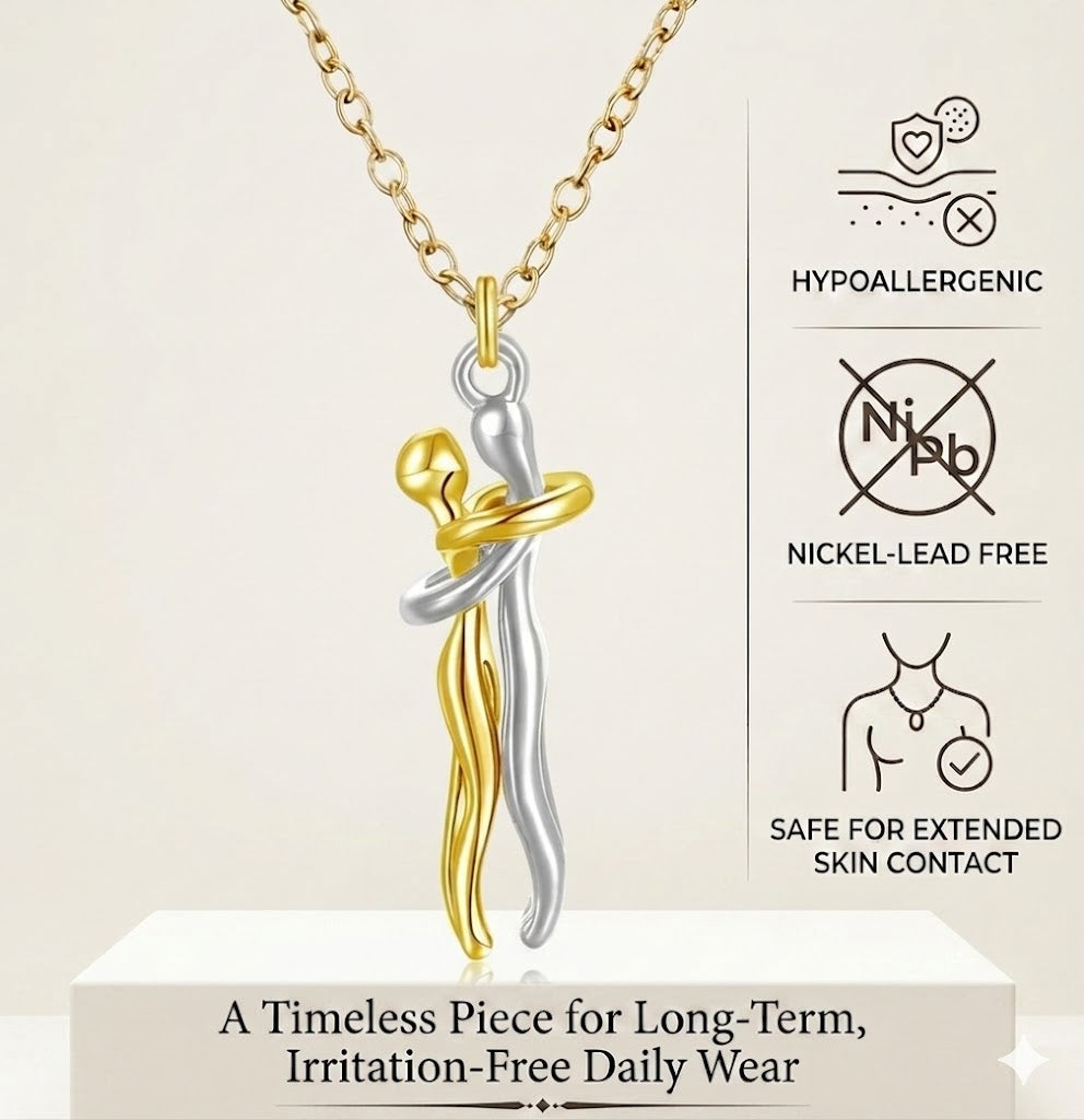 🔥60%off TODAY!丨Oneswear® Forever Embrace Necklace – A Symbol of Love & Connection--Gift Box Packaging🎁