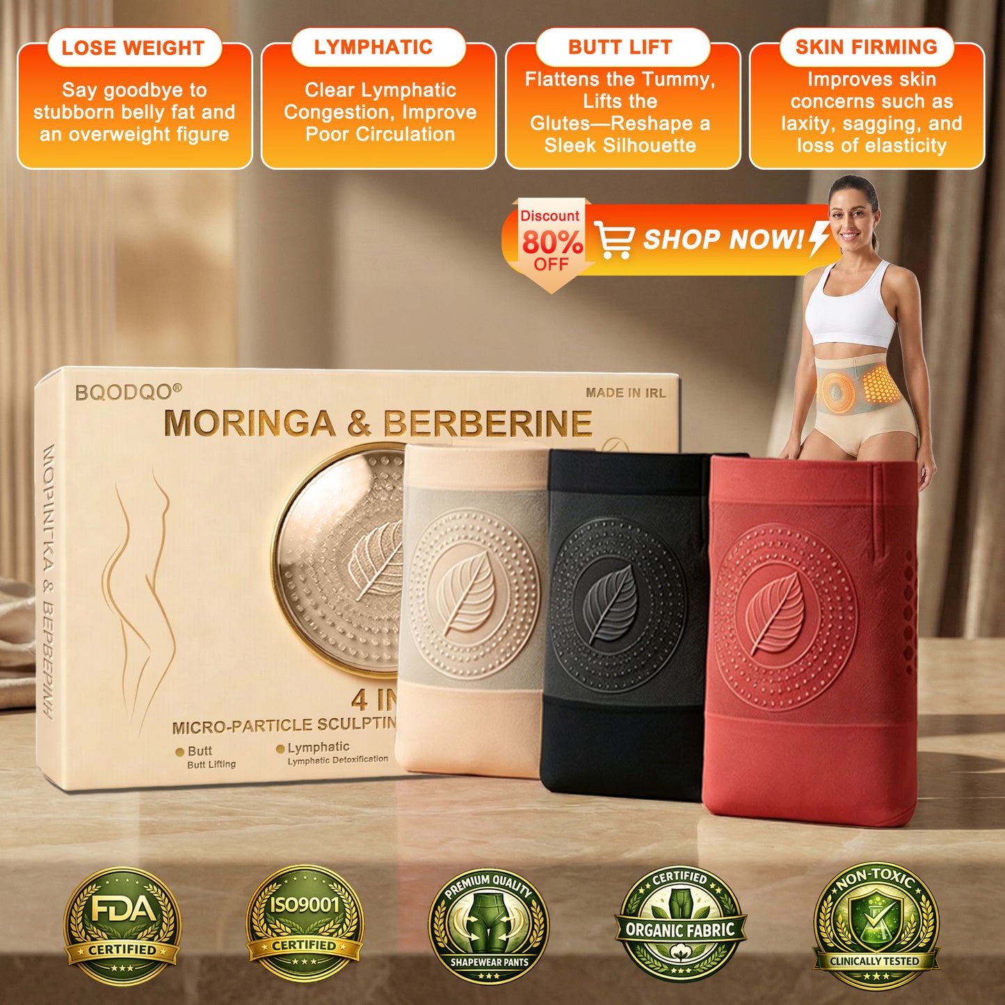 ❤️ Scopri il segreto delle nuove BQODQO®🫏🦄Shorts Modellanti & Brucia-Grassi 4-in-1 con Micro-Particelle di Moringa & Berberina☘️ Solo nello Store Ufficiale del Brand | ✅ Prodotto originale