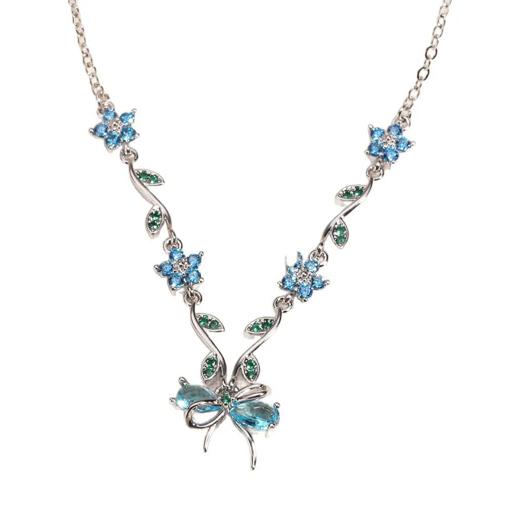 🎁🔥CZTICLE® Leaf Bow -【Necklace】