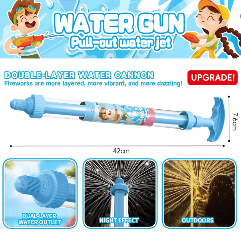 🌈  Bright rainbow LED water pistol Billhol®Summer fun that bursts into life as if by magic! ✨