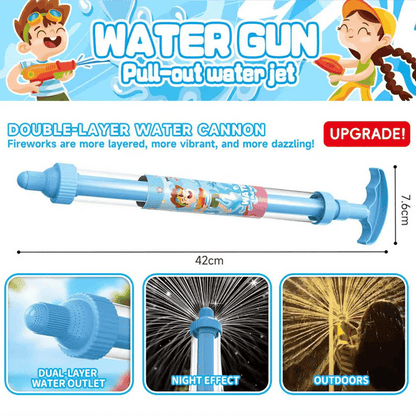 🌈  Bright rainbow LED water pistol Billhol®Summer fun that bursts into life as if by magic! ✨