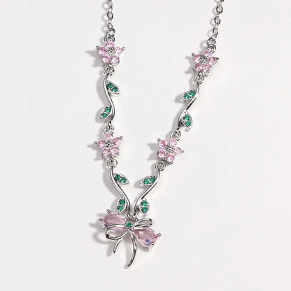 🎁🔥CZTICLE® Leaf Bow -【Necklace】