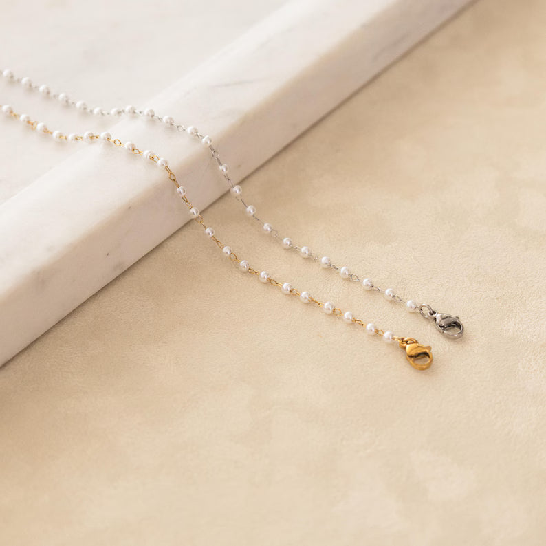 A Timeless Bridesmaid Gift They’ll Treasure Forever-CZTICLE® Gold Pearl Bracelet