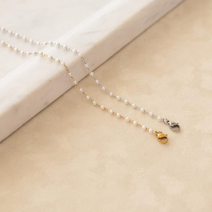 A Timeless Bridesmaid Gift They’ll Treasure Forever-CZTICLE® Gold Pearl Bracelet