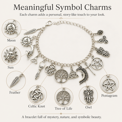 🔥Limited Time 50% Off SVOZK®✨Vintage Witchy Charm Bracelet