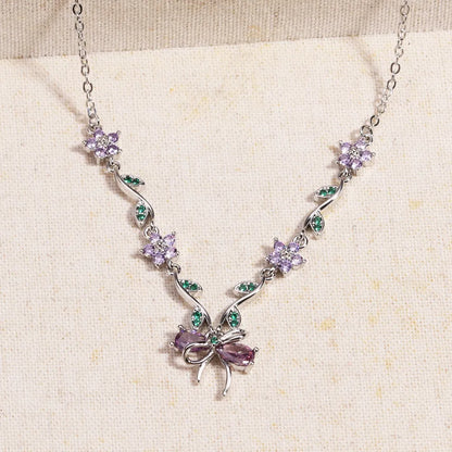 🎁🔥CZTICLE® Leaf Bow -【Necklace】