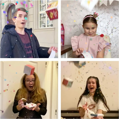 ✨Christmas Exploding Confetti Surprise Card – Pop-Up Joy in Every Envelope  SVOZK® 🎄✨