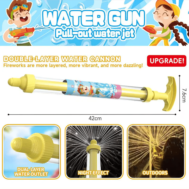 🌈  Bright rainbow LED water pistol Billhol®Summer fun that bursts into life as if by magic! ✨