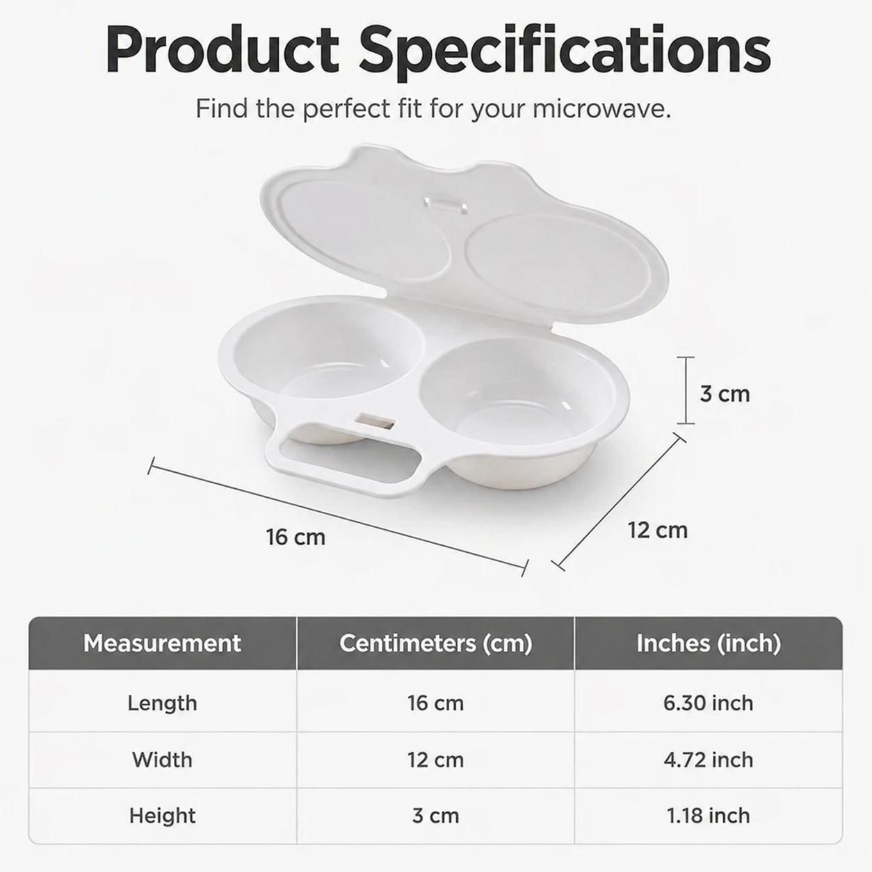 🥳2026 HOT SALE🥳💞50K+ SOLD! 🥚✨IEY®  50% OFF + BUY 1 GET 1 FREE! Dual Cavity Microwave Egg Poacher – Quick oil‑free cooking, food‑grade PP & versatile. Perfect for busy mornings – healthy breakfast in minutes! ⚡🍳
