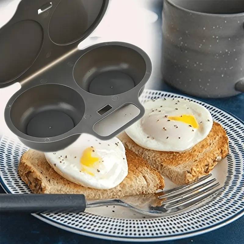 🥳2026 HOT SALE🥳💞50K+ SOLD! 🥚✨IEY®  50% OFF + BUY 1 GET 1 FREE! Dual Cavity Microwave Egg Poacher – Quick oil‑free cooking, food‑grade PP & versatile. Perfect for busy mornings – healthy breakfast in minutes! ⚡🍳