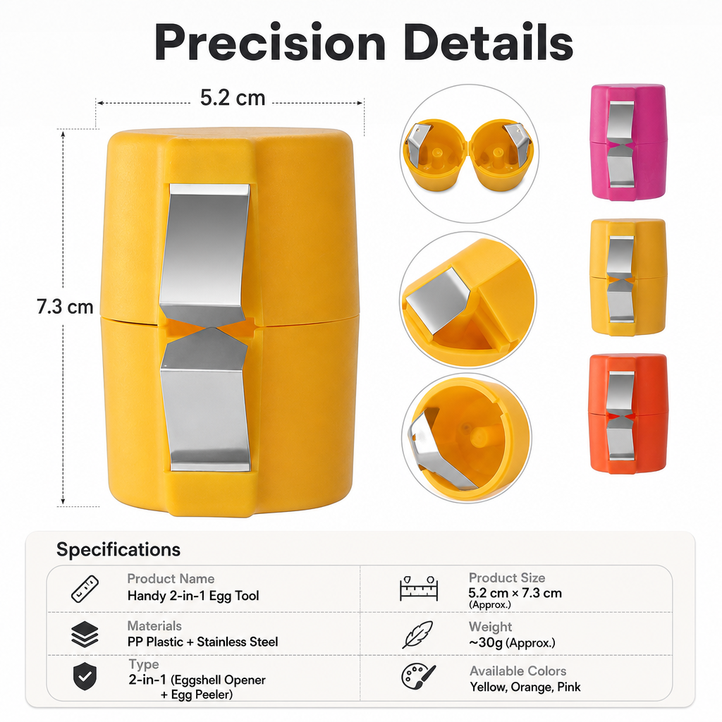 🔥Last Day Buy 1 Get 1 Free🥚IEY® Crack And Separate Eggs With Less Mess - Handy 2-in-1 Egg Tool