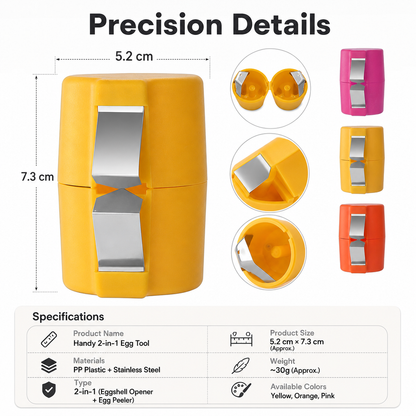 🔥Last Day Buy 1 Get 1 Free🥚IEY® Crack And Separate Eggs With Less Mess - Handy 2-in-1 Egg Tool