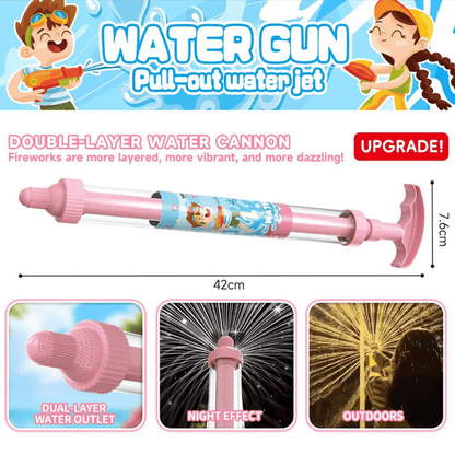 🌈  Bright rainbow LED water pistol Billhol®Summer fun that bursts into life as if by magic! ✨