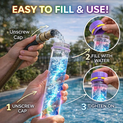 🌈  Bright rainbow LED water pistol Billhol®Summer fun that bursts into life as if by magic! ✨