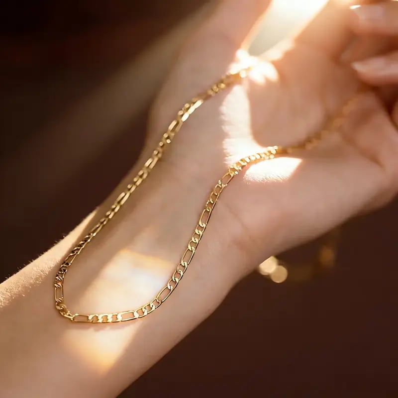 🎁🔥CZTICLE® Elegant 2-Piece 18K Gold Jewelry Set – Bracelet & Necklace for Men & Women