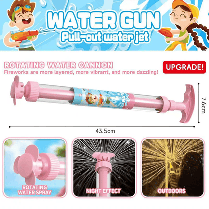 🌈  Bright rainbow LED water pistol Billhol®Summer fun that bursts into life as if by magic! ✨