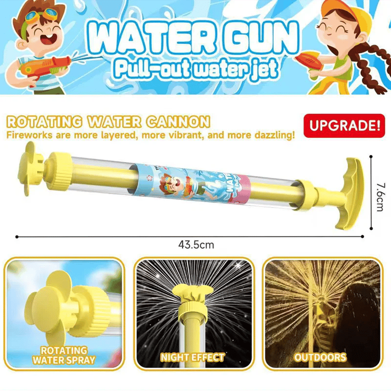 🌈  Bright rainbow LED water pistol Billhol®Summer fun that bursts into life as if by magic! ✨