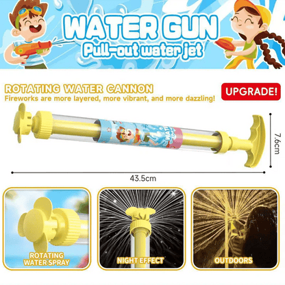 🌈  Bright rainbow LED water pistol Billhol®Summer fun that bursts into life as if by magic! ✨