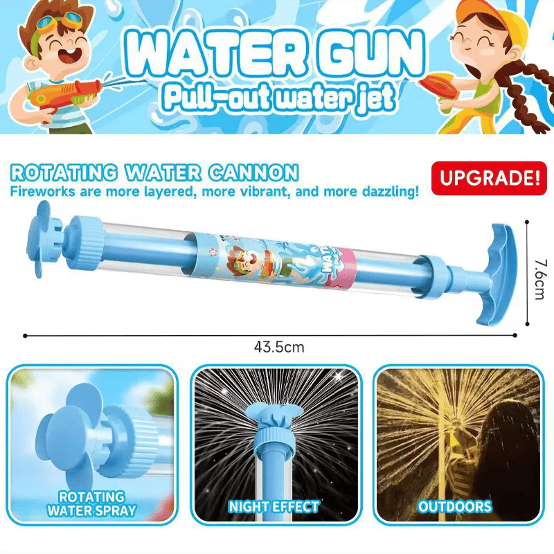 🌈  Bright rainbow LED water pistol Billhol®Summer fun that bursts into life as if by magic! ✨