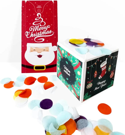 ✨Christmas Exploding Confetti Surprise Card – Pop-Up Joy in Every Envelope  SVOZK® 🎄✨