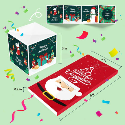 ✨Christmas Exploding Confetti Surprise Card – Pop-Up Joy in Every Envelope  SVOZK® 🎄✨